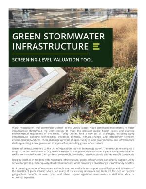 Green Stormwater Infrastructure