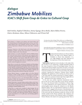 Zimbabwe Mobilizes ICAC’S Shift from Coup De Grâce to Cultural Coup