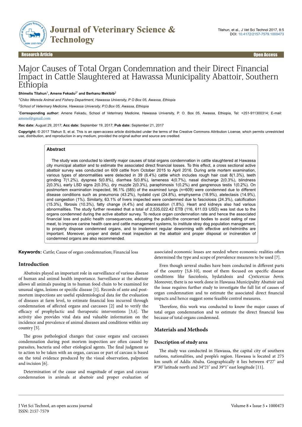 Major Causes of Total Organ Condemnation and Their Direct