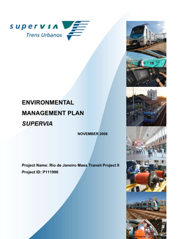 Environmental Management Plan Supervia