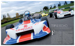 Triple Echo These 1970S Formula 3 Cars Helped Three Drivers to F1 and Two to World Championships