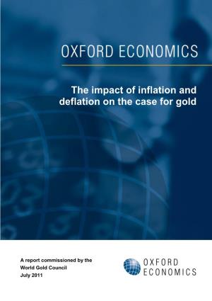 The Impact of Inflation and Deflation on the Case for Gold