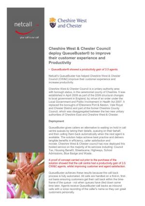 Casestudy- Cheshire West & Chester Council