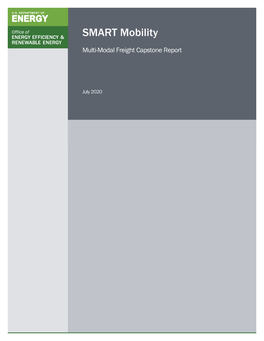 SMART Mobility Multi-Modal Freight Capstone Report