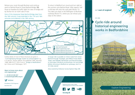 Cycle Ride Around Historical Engineering Works in Bedfordshire