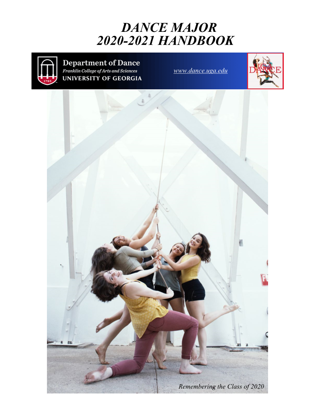 Dance Major Handbook