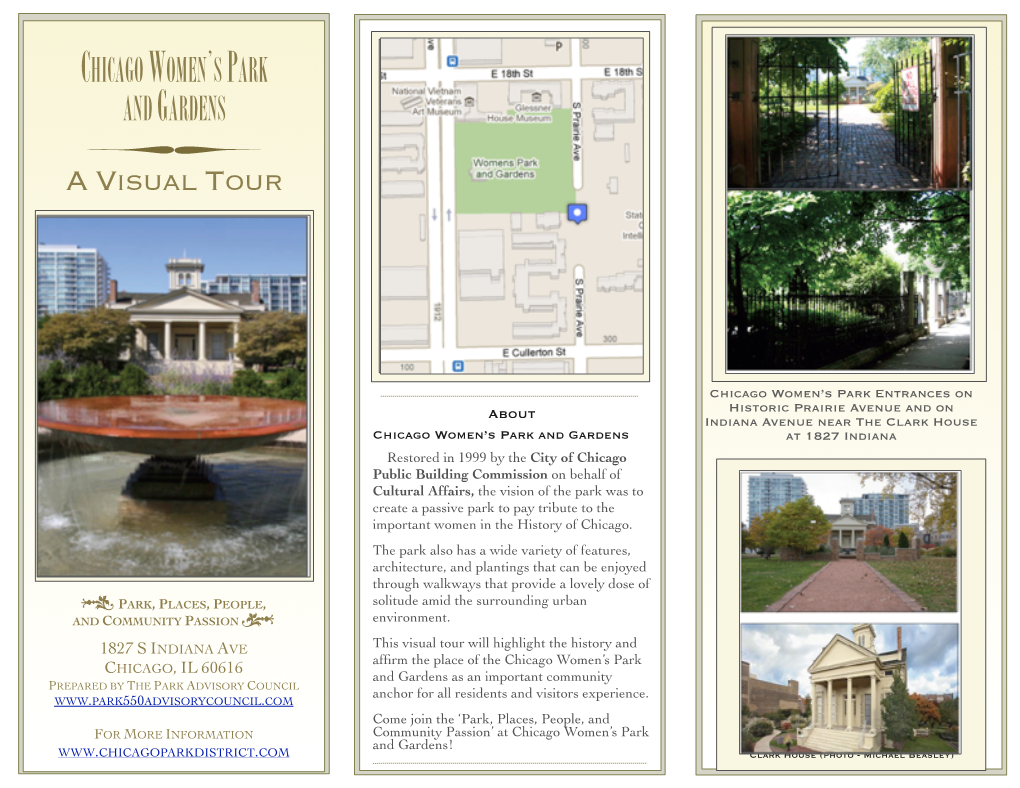 Women's Park Tour and History Guide
