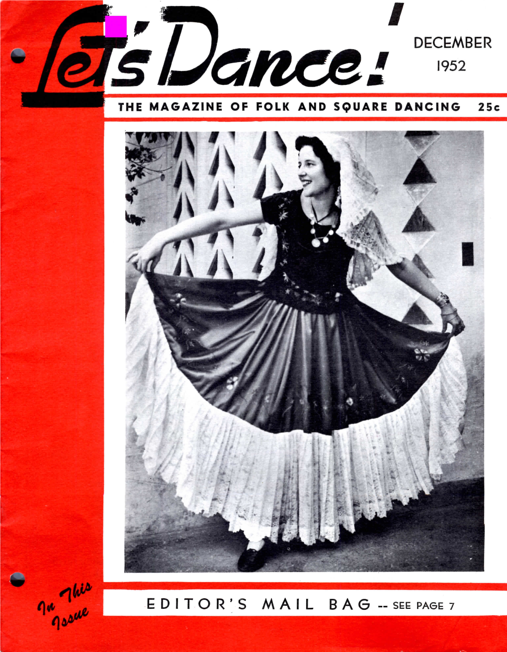 December 1952 Editor's Mail B