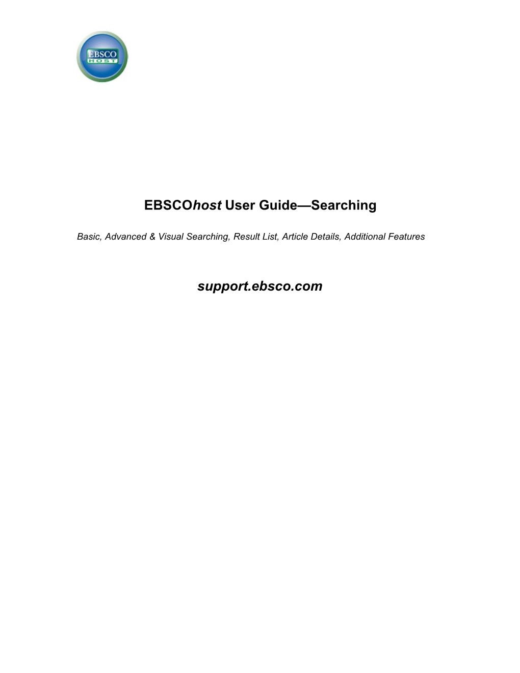 Ebscohost User Guide s1