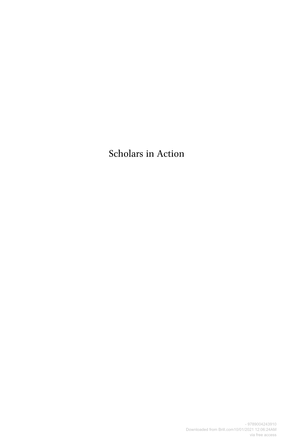 Downloaded from Brill.Com10/01/2021 12:06:24AM Via Free Access History of Science Scholars in Action