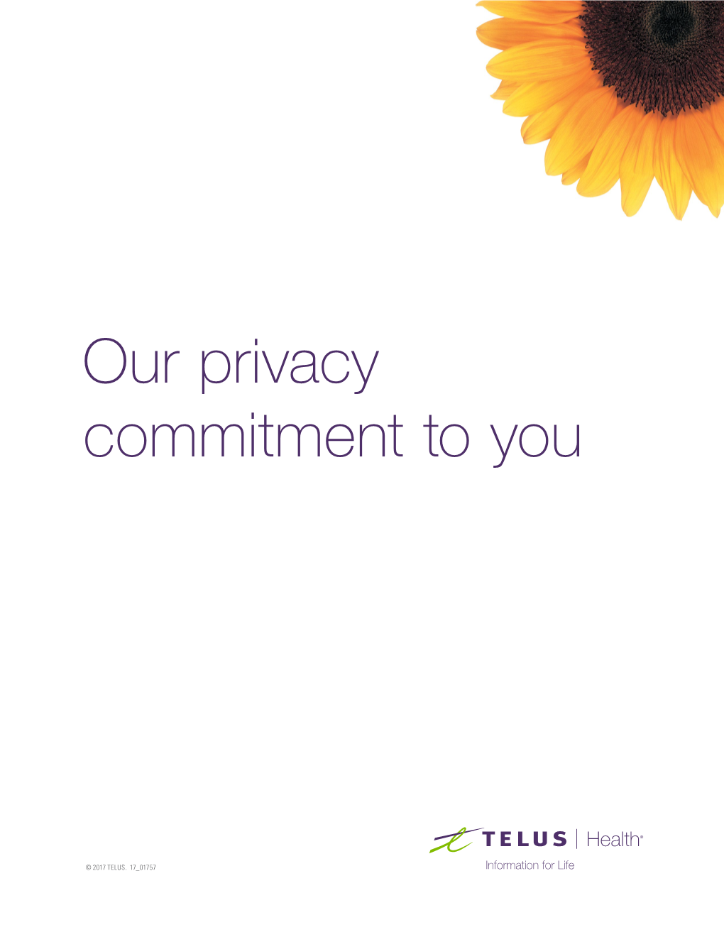 TELUS Consumer Health Privacy Commitment