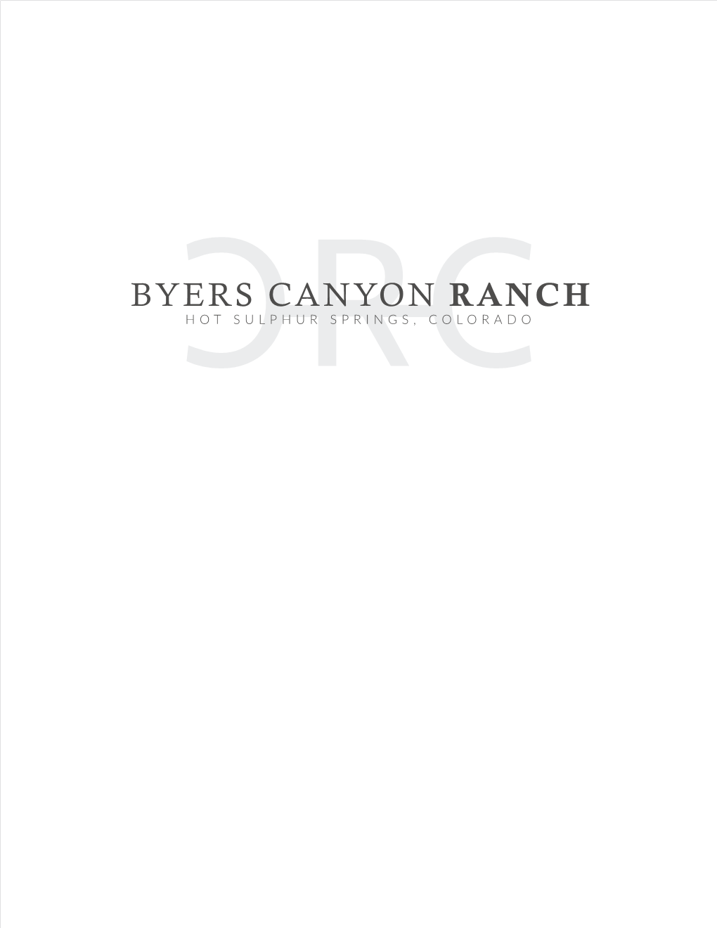 Byers Canyon Ranch