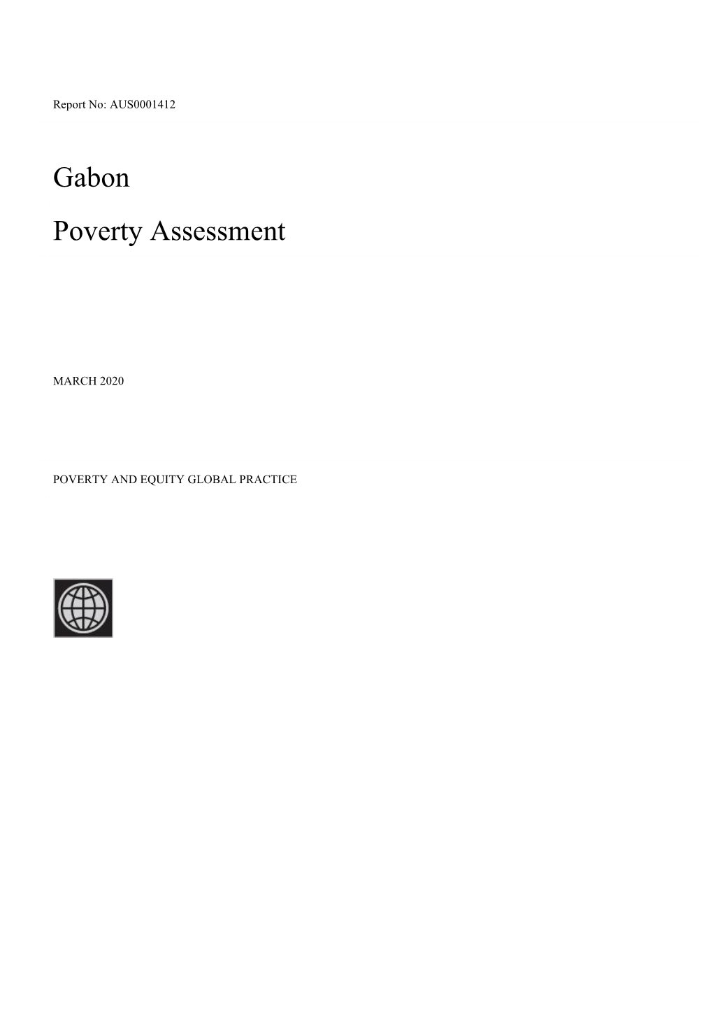 Gabon Poverty Assessment