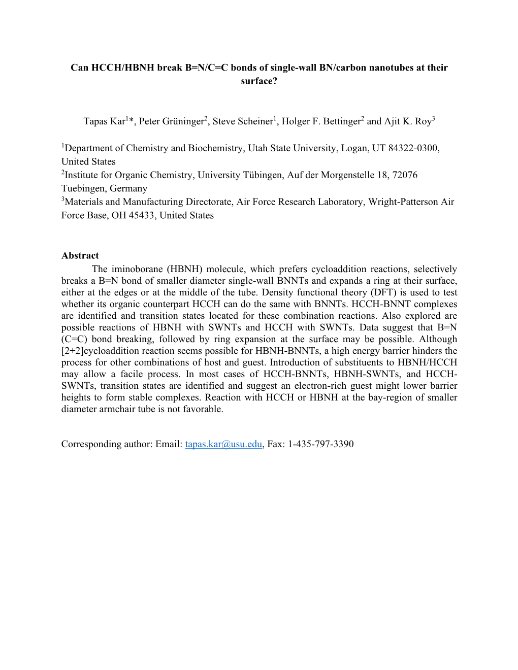 Can HCCH/HBNH Break B=N/C=C Bonds of Single-Wall BN/Carbon Nanotubes at Their Surface?