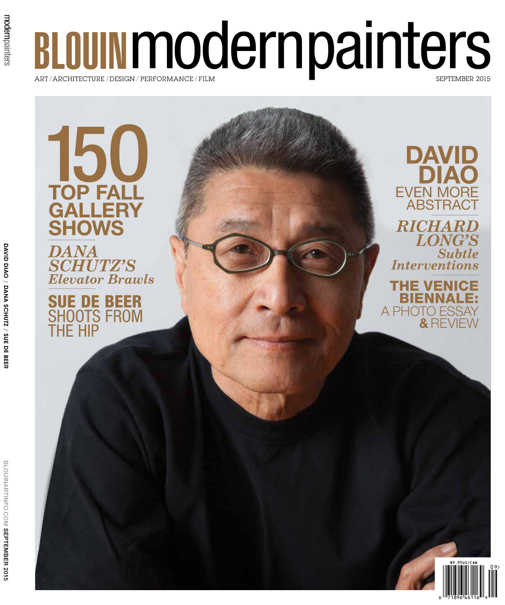 David Diao’S Singular Abstraction by Mostafa Heddaya | Portrait by Kristine Larsen