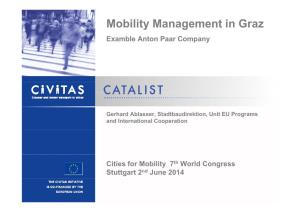 Mobility Management in Graz Gerhard Ablasser