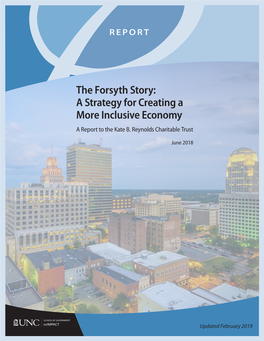 The Forsyth Story: a Strategy for Creating a More Inclusive Economy a Report to the Kate B