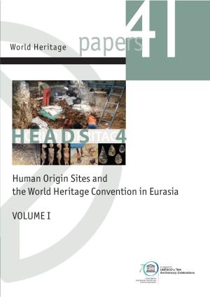 Human Origin Sites and the World Heritage Convention in Eurasia
