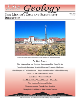 Lite Geology 36: New Mexico's Coal and Electricity Industries