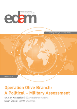 Operation Olive Branch: a Political – Military Assessment Dr