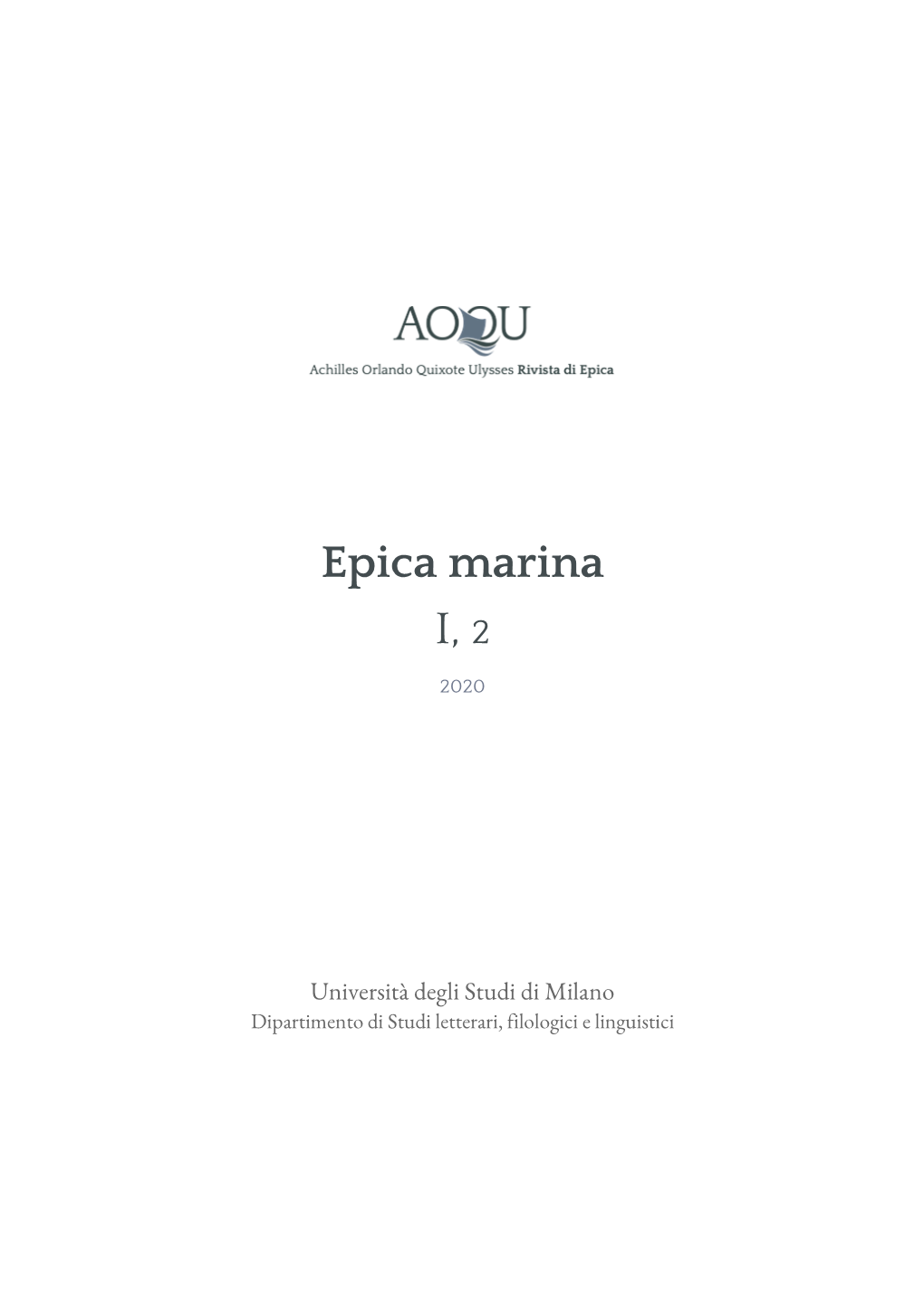 Epica Marina I, 2