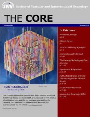 THE CORE SVIN Newsletter December 2014