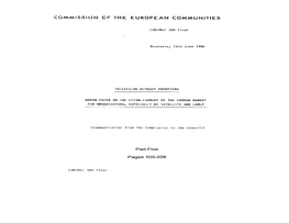 COMMISSION CF the EUROPEAN Communitle'