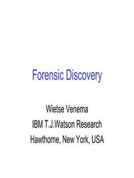 Journaling File System Forensics