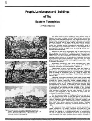 People, Landscapes and Buildings of the Eastern Townships by Robert Lemire