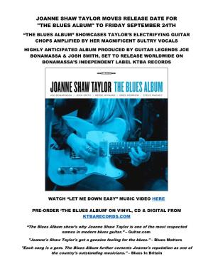 British Blues-Rock Star Joanne Shaw Taylor