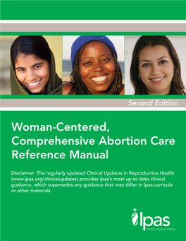 Woman-Centered, Comprehensive Abortion Care Reference Manual