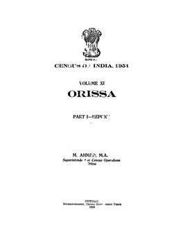 Volume Xi Orissa