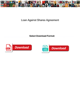 Loan Against Shares Agreement