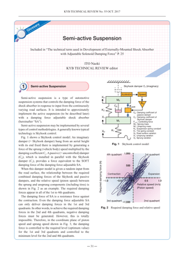 Semi-Active Suspension