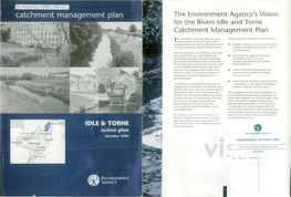Catchment Management Plan the Environment Agency's Vision for the Rivers Idle and Torne Catchment Management Plan
