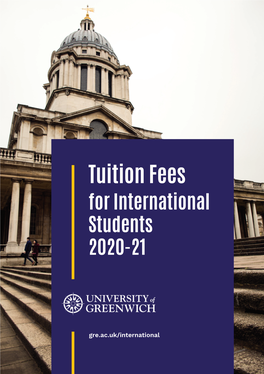 Tuition Fees for International Students 2020-21