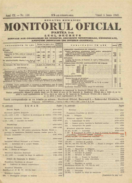 Monitorul Oficial Din a Treia Zi