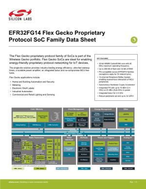 EFR32FG14 Data Sheet