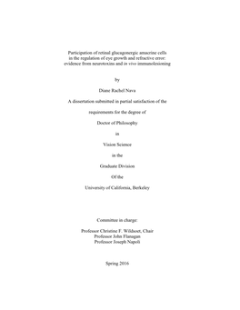 Participation of Retinal Glucagonergic Amacrine Cells in the Regulation of Eye Growth and Refractive Error: Evidence from Neurotoxins and in Vivo Immunolesioning