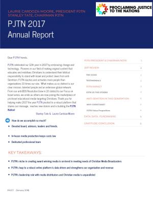 PJTN 2017 Annual Report