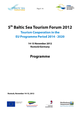 Programme 2012