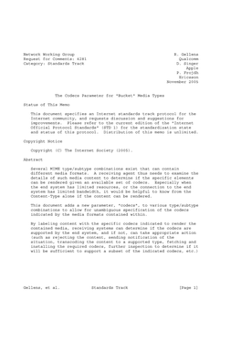 Network Working Group R. Gellens Request for Comments: 4281 Qualcomm Category: Standards Track D