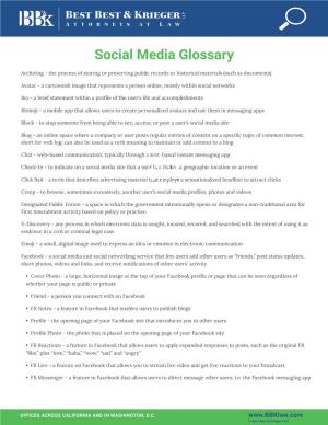 Social Media Glossary.Indd