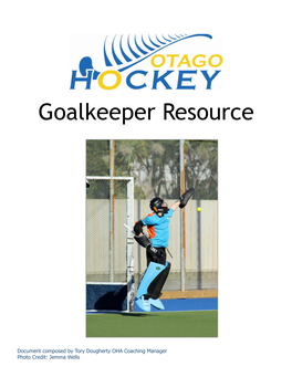 Hockey Goalkeeper Resource
