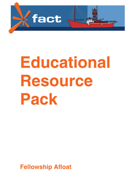 Educational Resource Pack Front Sheet