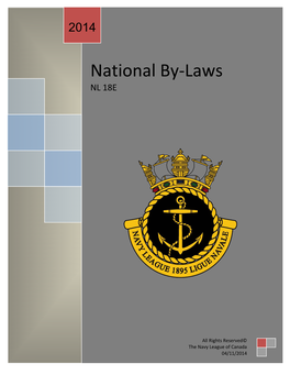 National By-Laws NL 18E