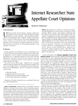 Journal of the Kansas Bar Association, Vol. 73 (2004)