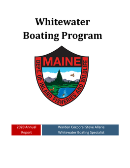 Whitewater Boating Program