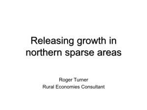 Releasing Growth in Northern England's Sparse Areas