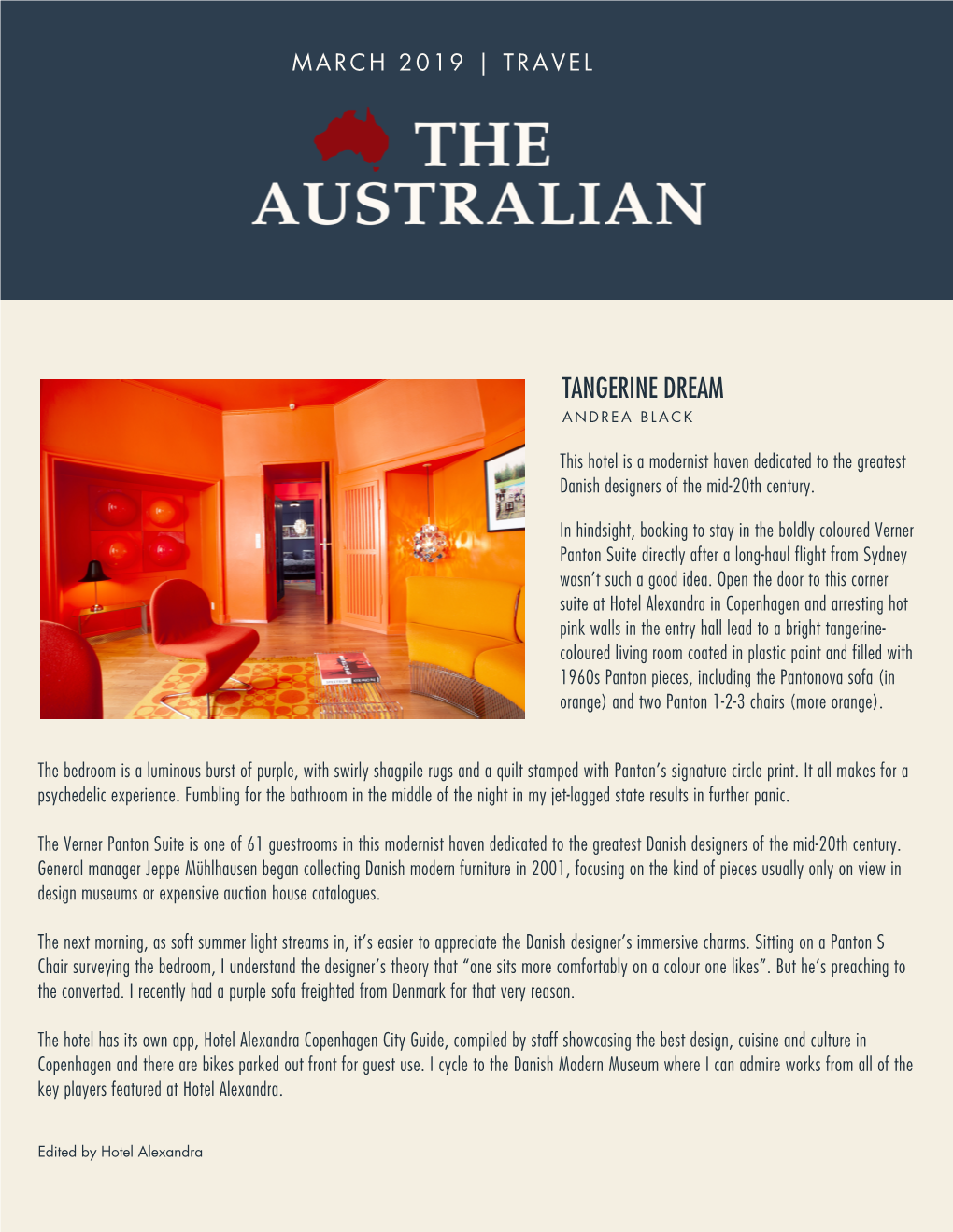 Hotel Alexandra Article